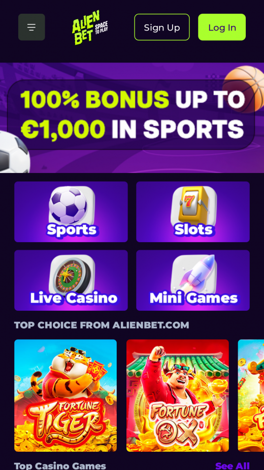 AlienBet App Screenshot