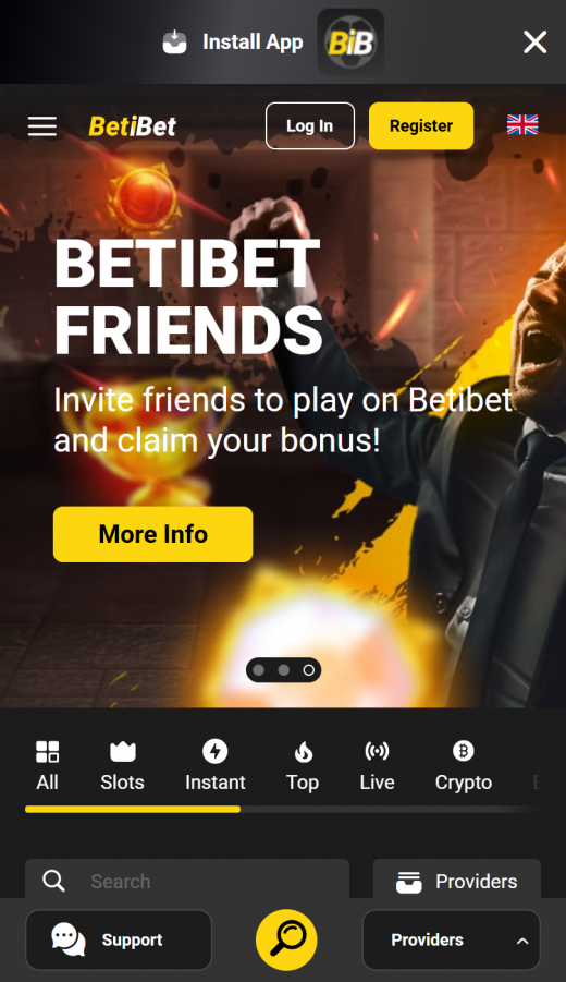 Betibet App Screenshot