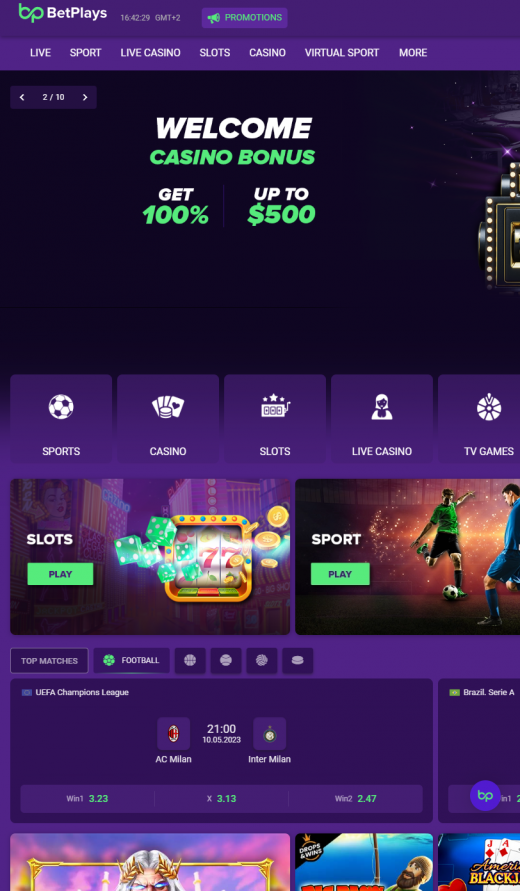 BetPlays App Screenshot