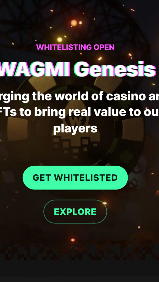 Wagmi Casino App Screenshot